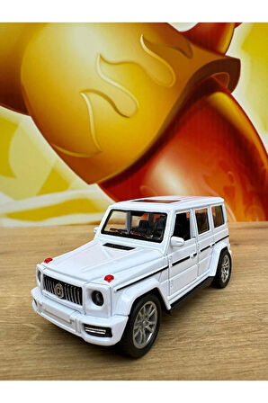 Mercedes-Benz G Class Araba Metal Model Araba Kapılar Açılır Çekbırak Diecast Model Araba G63 12Cm