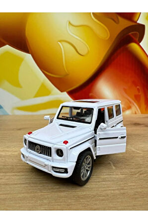 Mercedes-Benz G Class Araba Metal Model Araba Kapılar Açılır Çekbırak Diecast Model Araba G63 12Cm