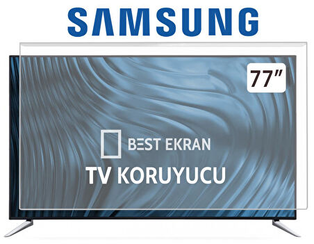 Samsung 77S95D Tv Ekran Koruyucu - Samsung 77" inç OLED QE77S95DATXTK Tv Koruyucu