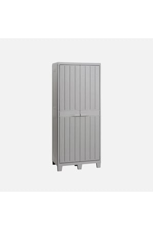 Bahçe Dolabı, Balkon Dolabı  Plastik Dolap 78x46x182cm