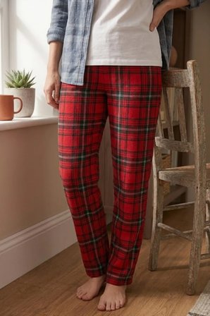Kadın Lastikli Bel Pamuklu Pijama Altı Soft Örme Mevsimlik Ev Pantolonu