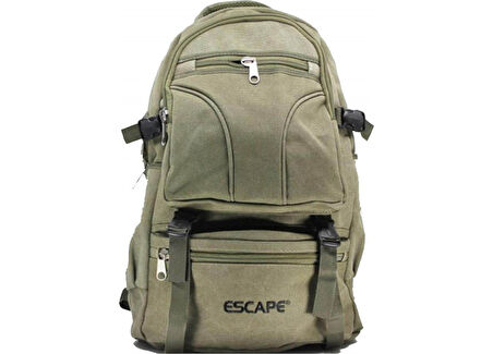 Escape 501 Kanvas Kumaş Yarı Dağcı Sırt Çantası Haki  50 lt