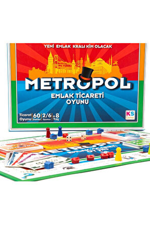 Ks Puzzle T127 Ks, Metropol - Emlak Ticaret Oyunu