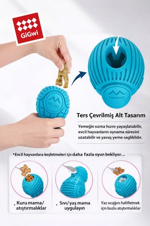 Bulb Serisi Ödül Hazneli Köpek Oyuncağı - Küçük Irk & Yavru Köpek