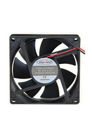 8x8 Cm 80*80*25mm 24 Volt Fan