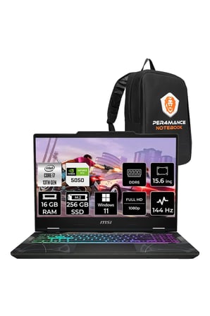 Cyborg 15 i7 13620H 16GB 256GB SSD RTX5050/8GB 15.6" FHD 144Hz W11P Gaming Laptop B13WEKG