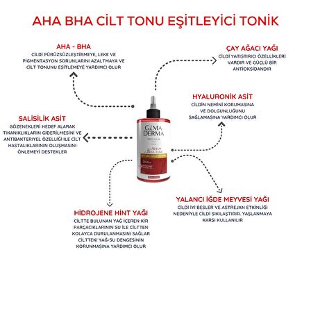 Cilt Tonu Eşitleyici Aha Bha Tonik 200 ml