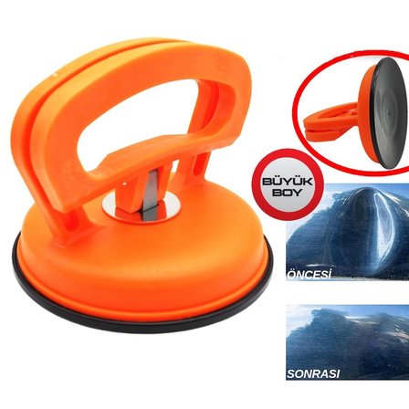 CARUB® Kaporta Göçük Düzeltici Vantuz 10x11,5 cm | Vantuzlu Üniversal, Tek Vantuz