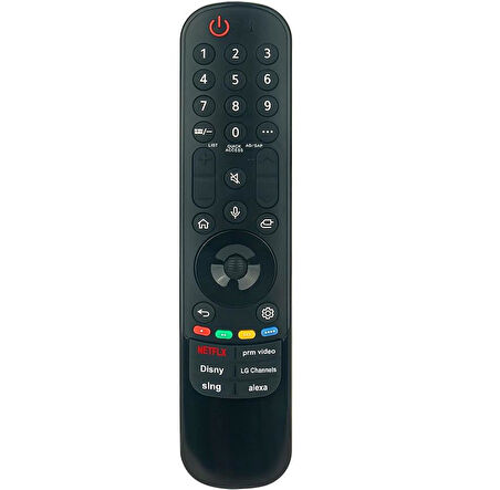 lg ile uyumlu Model AKB76039906 Webos Smart Tv Kumanda-Mikrofonlu