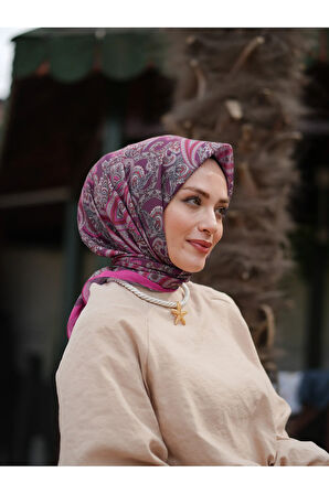 AÇELYA DESEN SOFT EŞARP