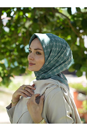MONOGRAM DESEN SOFT EŞARP