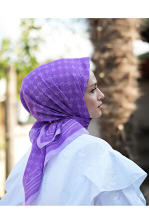 MONOGRAM DESEN SOFT EŞARP