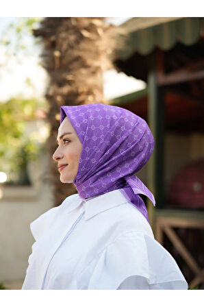 MONOGRAM DESEN SOFT EŞARP