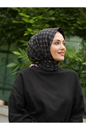 MONOGRAM DESEN SOFT EŞARP