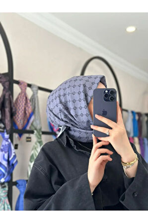 MONOGRAM DESEN SOFT EŞARP