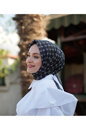 MONOGRAM DESEN SOFT EŞARP