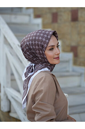 MONOGRAM DESEN SOFT EŞARP