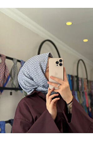 GEOMETRİ DESEN SOFT EŞARP