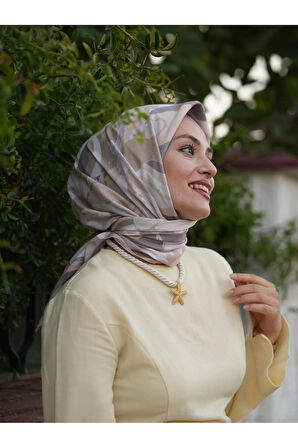 LAVİNYA DESEN PAMUKLU SOFT EŞARP
