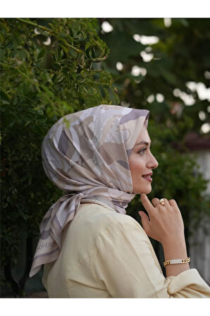 LAVİNYA DESEN PAMUKLU SOFT EŞARP