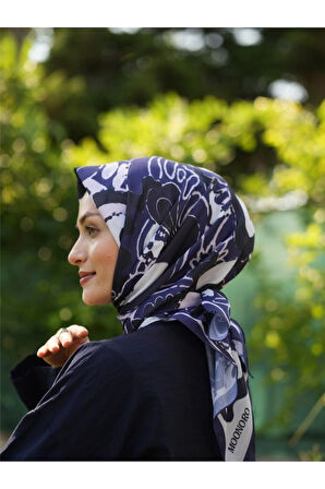 LAVİNYA DESEN PAMUKLU SOFT EŞARP