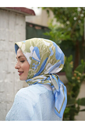 LAVİNYA DESEN PAMUKLU SOFT EŞARP