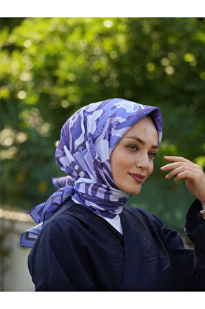 LAVİNYA DESEN PAMUKLU SOFT EŞARP