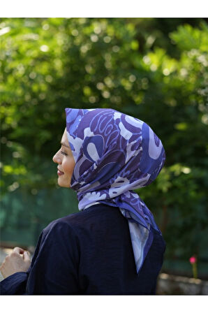 LAVİNYA DESEN PAMUKLU SOFT EŞARP