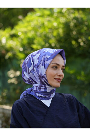 LAVİNYA DESEN PAMUKLU SOFT EŞARP