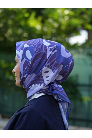 LAVİNYA DESEN PAMUKLU SOFT EŞARP