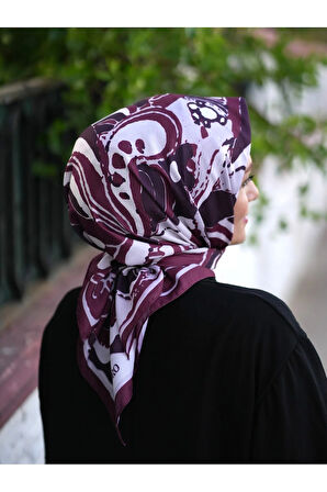 LAVİNYA DESEN PAMUKLU SOFT EŞARP