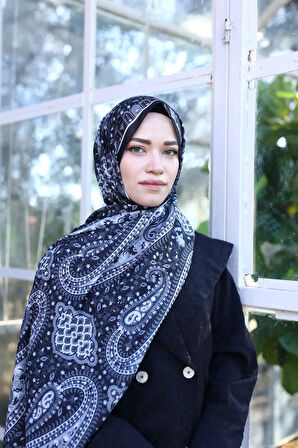 ETNİK DESEN PAMUK İPEK ŞAL