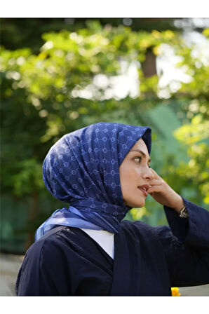 MONOGRAM PAMUKLU SOFT EŞARP