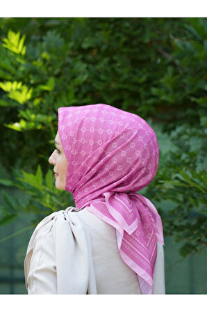 MONOGRAM PAMUKLU SOFT EŞARP