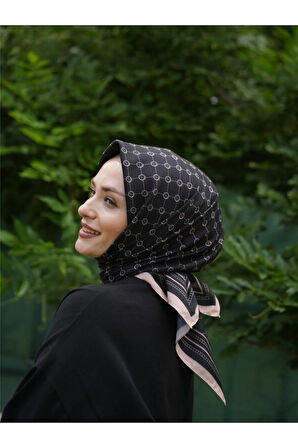 MONOGRAM PAMUKLU SOFT EŞARP