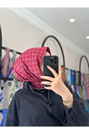 MONOGRAM PAMUKLU SOFT EŞARP