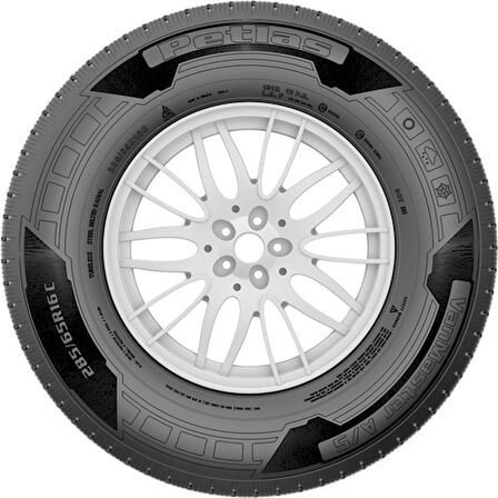 Petlas 195 R14 C 106/104R Vanmaster A/S Dört Mevsim Lastiği 2024 Üretim