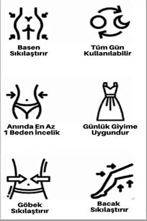 Kadın Inceltici Etki Toparlayıcı Push Up Korse