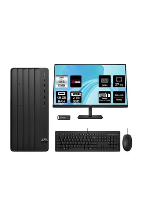 290 G9 i5 12500 48GB 2TB SSD RX550/4GB FDOS Masaüstü Bilgisayar + 27" Monitör