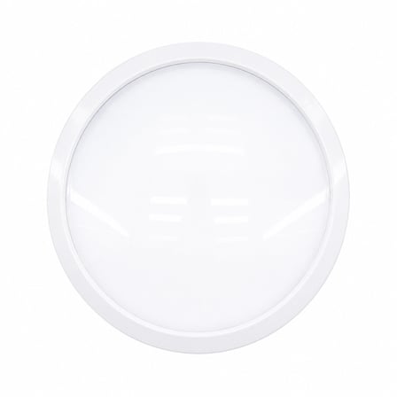 20W BEYAZ METAL KASA SIVA ÜSTÜ YUVARLAK LEDLİ GLOP ARMATÜR IP20 6500K - 1800Lm E1212/B (5566)