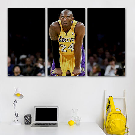 Kobe Bryant Los Angeles Lakers Kanvas Tablo / Black Mamba-5149
