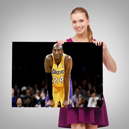 Kobe Bryant Los Angeles Lakers Kanvas Tablo / Black Mamba-5149