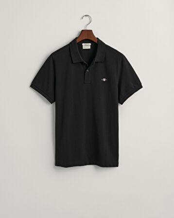 GANT Erkek Siyah Regular Fit Polo
