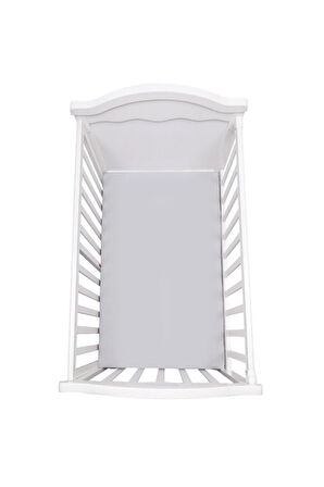 Montessori Gri Lastikli Çarşaf (90x190cm Tek Kişilik Çarşaf)