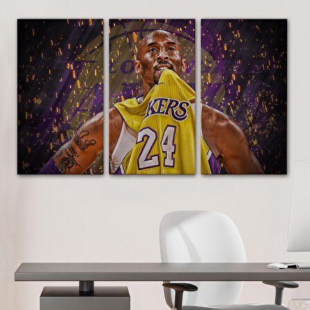 Kobe Bryant Los Angeles Lakers Kanvas Tablo / Black Mamba-5151