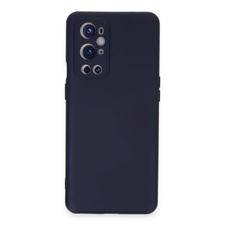 One Plus 9 Pro Kılıf Nano içi Kadife Silikon - Lacivert