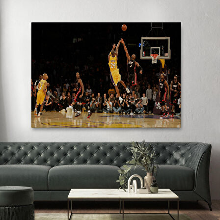 Kobe Bryant Los Angeles Lakers Kanvas Tablo / Black Mamba-5157