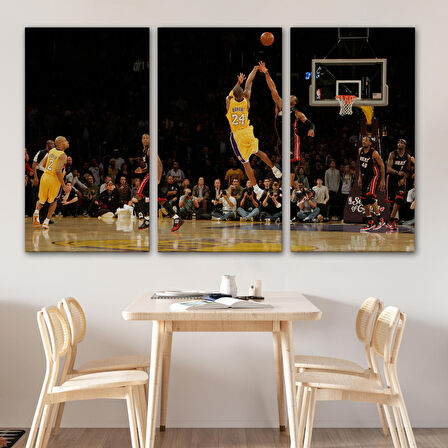 Kobe Bryant Los Angeles Lakers Kanvas Tablo / Black Mamba-5157