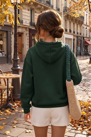 Unisex Baskılı Oversize Hoodie Kapüşonlu Sweatshirt