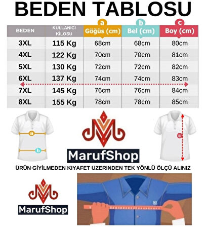 Erkek Büyük Beden 115 - 155 Kilo Arası Uygun Bedenli Likralı Pike Polo Yaka Cepli Tişört